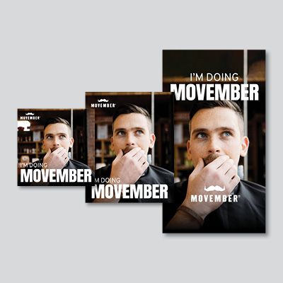 A Movember Canva social media template
