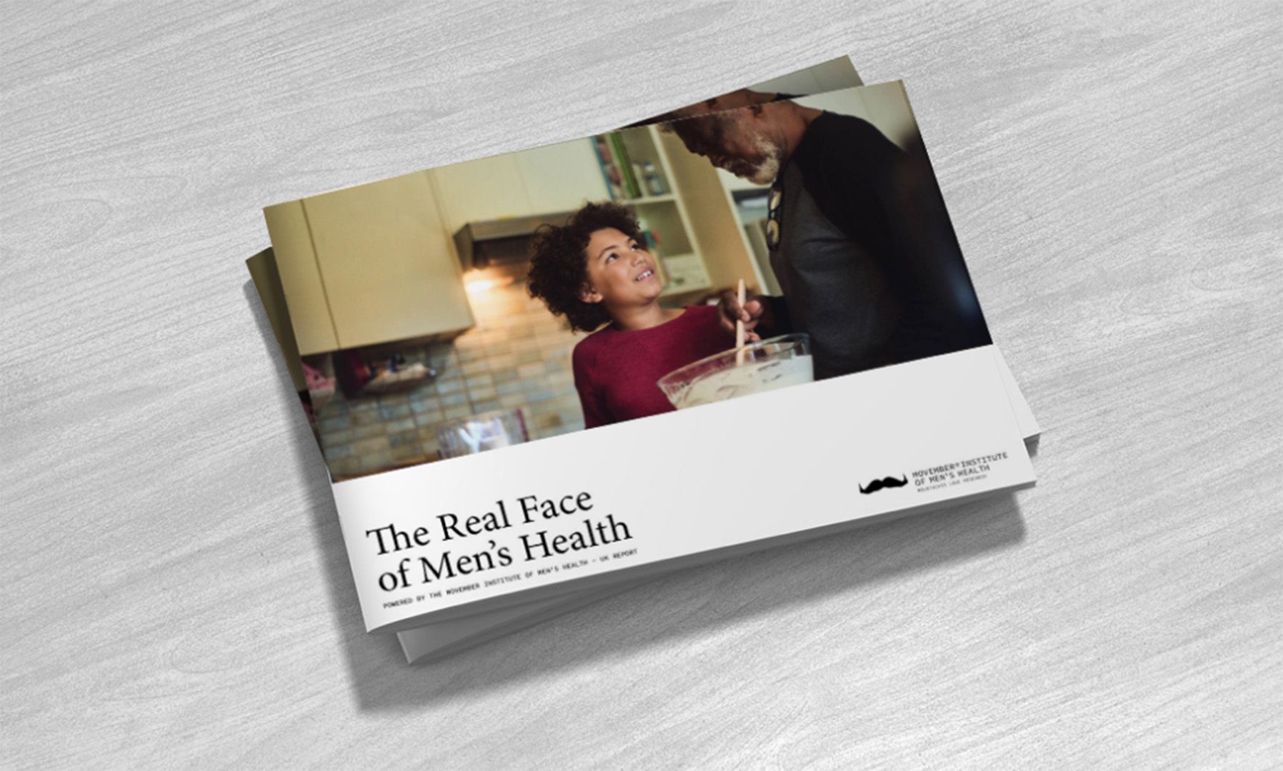 Image showing The Real Face of Men’s Health report cover.
